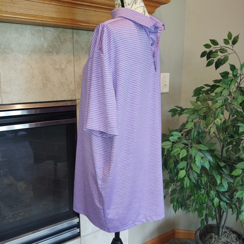 Members Mark Purple Stripped XL Polo! - Picture 4 of 8